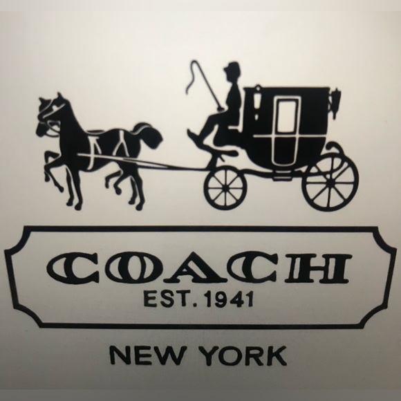 COACH Corner Zip Wristlet Wallet Crossgrain Leather Black w Brass Zipper - Picture 3 of 10